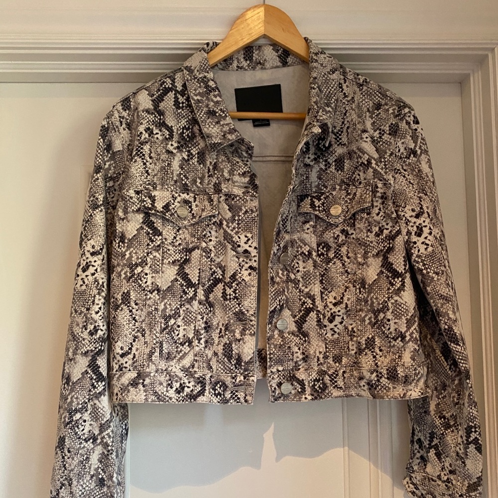 Sanctuary Snake-Print Jacket